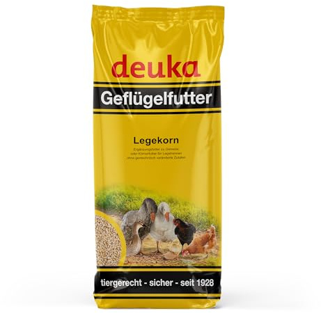deuka Legekorn | gekörnt 5 kg | Nährstoffreich | Kombifutter zur Legehennenfütterung | Legehennenfutter | Ergänzungsfuttermittel für Legehennen