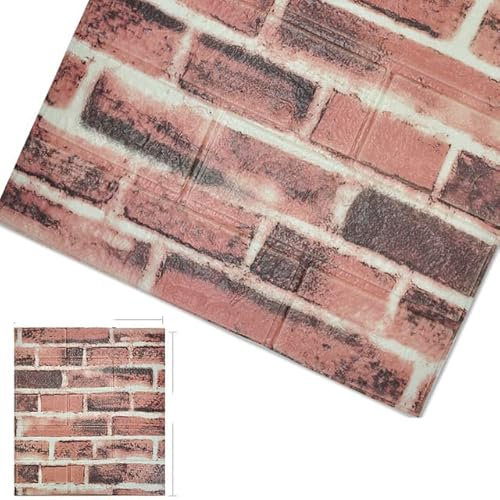 3D-Schaumstoff, Taillenlinie, 230 cm, Dekor, Wandaufkleber, wasserdicht, selbstklebend, Bordüre, obere Ecklinie, DIY-Wandkantenstreifen, M16, Rock Red