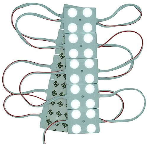 VIMLED 12V LED Einspritzmodule – 10 Stück à 4 W / 360 lm kaltweiß – IP67 wasserfeste SMD LED Injektion Module zur Beleuchtung für Lichtwerbung, Ambiente oder als Arbeitslicht