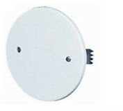 1 Pezzo Coperchio per Cassetta di Derivazione, 2 Posti, Rotondo, Viti Incluse, Per Scatola 502 503 504 506 507, D85mm