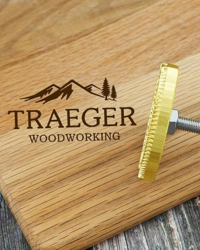 Brandeisen mit individuellem Logo, für Holzbrenner, Stempel für Party, Hochzeit, Brot, handgefertigt, Design Holzarbeiter, Geschenke (15,24 cm)