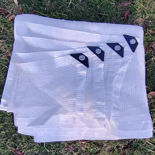 Malla Sombreadora Jardin para Exterior,50% Anti Ultravioleta Red de Sombra | al AireLibre con Agujeros Patio Plantas Malla de Sombreo con Ojales Tela de Sombra para Pérgola Flores Balcón Invernadero