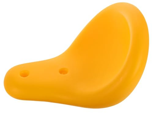 FOYTOKI Outdoor Kids Seesaw Rocker Chair Replacement Seat, Sturdy Plastic Rocking Chair Fitting for Playground and Community Parks, Bright Yellow Safety Part for Boys and Girls