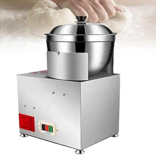 Stainless Steel dough mixer，Whisks & Dough Hooks Stand Mixers, Food Mixer, 550W/1100W Stainless Steel Stand Mixer Pizza Bakery Multifunction Blender for Commercial and Family Use(5kg)