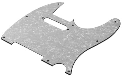 Vibrivio PVC HH Gitarre Pickguard Schlagbrett Schlagplatte für SG E-Gitarren, 3-lagig schwarz, Ersatz Schlagbrett für E-Gitarre, Konstruktion