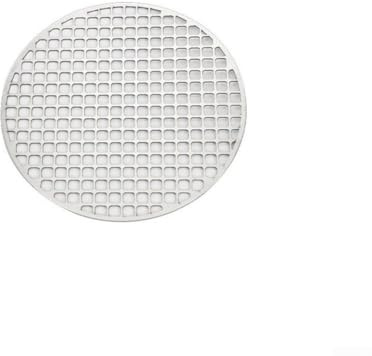 Tapis rond en acier inoxydable pour barbecue, améliore la circulation de l'air et l'efficacité de la cuisson (24 cm)