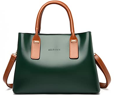 NICOLE & DORIS Handtaschen für Damen,Mode Henkeltaschen, Beuteltasche, Tragetasche, Mittelgroß PU Leder Fashion Umhängetasche Schultertasche Damen