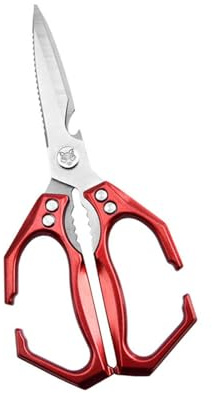 Guaber Forbici Multiuso per Ossa Pollo Cesoie da Cucina Squame Pesce Verdure Forbici Professionali La Preparazione degli Alimenti con Impugnatura Ergonomica