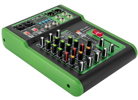 Mesa de mezclas profesional de 8 canales, 48 V, con 99 efectos digitales DSP, alimentación fantasma, consola, amplificador DJ Live Mixer para audio serie 4/6/8UX