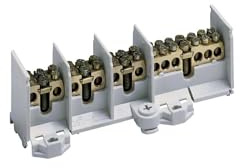 Hager K37N 5P Weiß Klemmenblock - Elektrischer Terminalblock (148 mm, 49 mm, 62 mm)