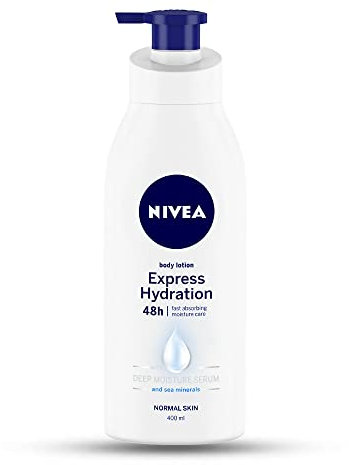 Nivea Body Express Hydration, lozione idratante per il corpo, 400 ml, etichetta in lingua italiana non garantita