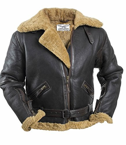 Noble House Blouson d'aviateur R.A.F Peau de Mouton (4XL)