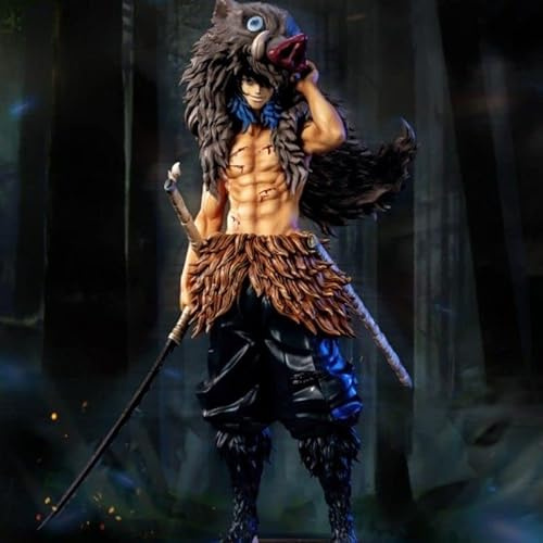 Inosuke Hashibira Figur – 29 cm Stehende PVC-Statue, Modell, Sammlerstück, Spielzeug für Anime-Fans