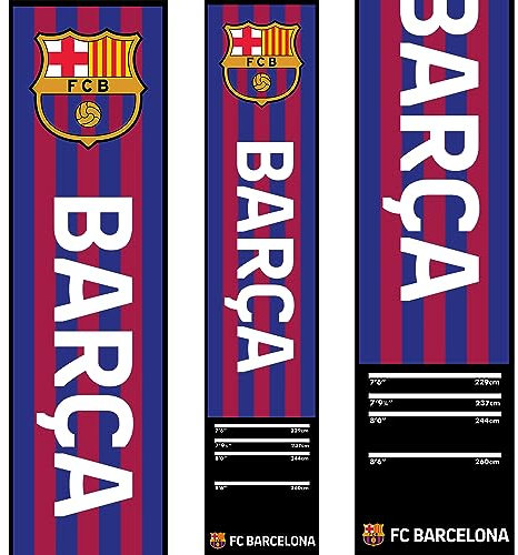 Offiziell lizenzierte FC Barcelona Teppich Dartmatte Barca Football CLub Oche, gestreift (BX234)