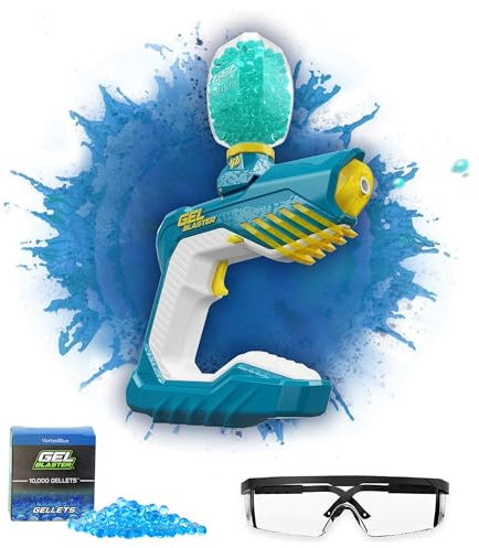 Gel Blaster Piranha - The Original Gel Blaster, Surge Gel Ball Blaster, Extended 30 Meter Range | Blaster for Outdoor Games & Pool Toys | Fun Gadget, Gift for Men - Ages 14+