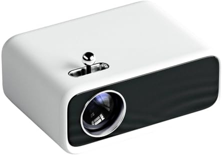 FPVAWKBL QUYNAGER Mini Proyector Multimedia Portátil 720P Proyector Inteligente Proyector de Cine en Casa Proyector de Video LED 250 ANSI (D como se Muestra)