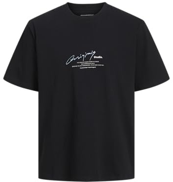 JACK & JONES Jormanchester Script Tee Ss Crew Neck
