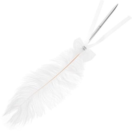 ROMISBABA Plume Signature Pen Für Hochzeiten Elegante Feder-schreibfeder Mit Holder Für Gästebücher Vintage-stil Dekorative Schreibfeder Für Besondere Anlässe