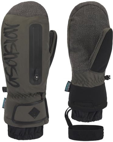 Winterhandschuhe Damen Herren, Wasserdicht Fausthandschuhe Winter Warme Fäustlinge, Thermo Fahrradhandschuhe Skihandschuhe Touchscreen Snowboard Handschuh