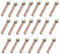 20 PCS Anchor Bolts, Concrete Bolts, Expansion Bolts, 6 x 60 mm Heavy Duty Expansion Screws, Ideal for Concrete Machinery & Furniture, Bolt Long Expansion Shield for Solid Walls