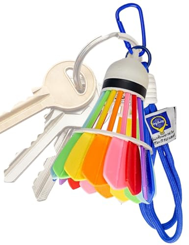 Badminton Sport Nyckelring Accessoar Färgglad 3D-printad Liten Charm