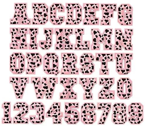 KAHZOR 36 Stück Pins Anstecker für Crocs, Stecker für Crocs Charms Buchstaben Alphabet A-Z Zahlen 0-9, Accessoires Shoe Charm Stecker Sticker Letter Für Damen, Kinder, Dekoration Leopard