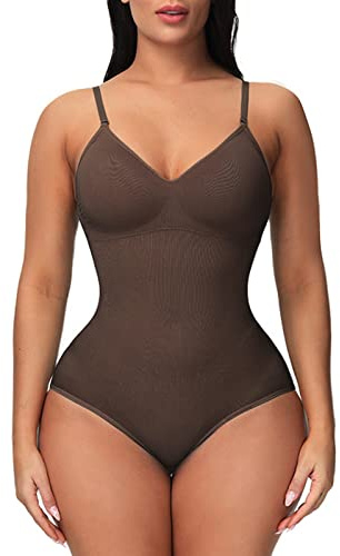 Dam Shapewear Bodystocking Fullbody Tummy Control För Mamma Vardag Hemma Jobb Andas Lätt