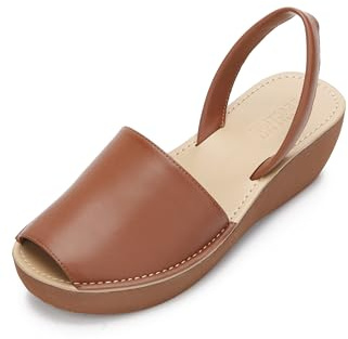 Kenneth Cole REACTION Womens Fine Glass Slingback Platform Sandal, Brown, 8.5 US