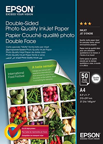 Epson Doppelseitiges Ink Jet Paper, A4 - 50 Blatt