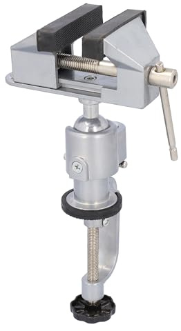 HRB Schraubstock 70 mm 360° drehbar mit Kugelgelenk Tischschraubstock