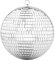 Updated 200mm Mirror Disco Ball with Hanging Ring, Silver Glitter Ball Great for Party or Dj Dance Light Effect Christmas Photo props