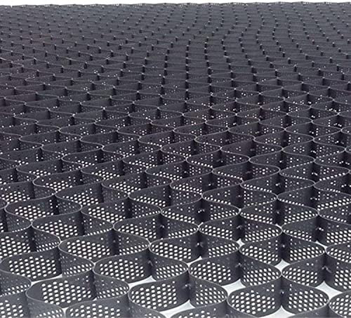 WHOCF Stabilisateur Gravier 2 Pouces d'épaisseur Grille géo Haute résistance Geoweb en Forme de nid d'abeille pour Patio de stationnement de Coussin de Camping-Car 20X33FT Dalle Jardin