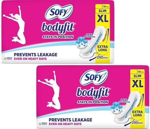 Sofy Bodyfit Extra lange Damenbinden, XL, 4 Stück, geruchlos, moderner Stil