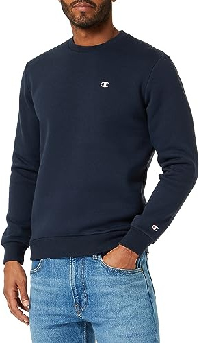 Champion Legacy Basics-Powerblend Fleece Crewneck sweatshirt, Marinblå, XS