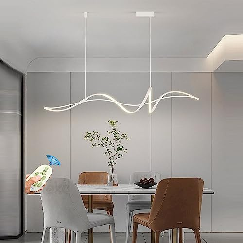 Lampara techo Colgante Moderna Comedor Cocina Lamparas de techo LED Lámparas Colgantes Regulable con Control Remoto Luz para Salon Mesa Dormitorio Sala de Estar Lámpara de Oficina Decor Iluminación