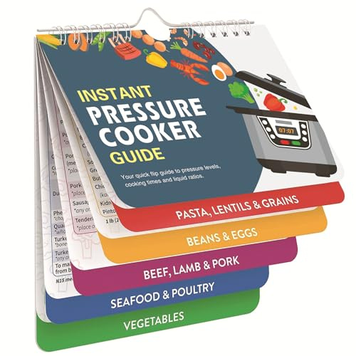 Mokeum Instant Pot Cheat Sheet Magnetic Cooking Guide Booklet - 2024 Newest Instant Magnet Cheat Sheet Set Instant Pot Accessories - Cooking Instapot Accessory Kitchen Gadgets Pot Cheat Sheets