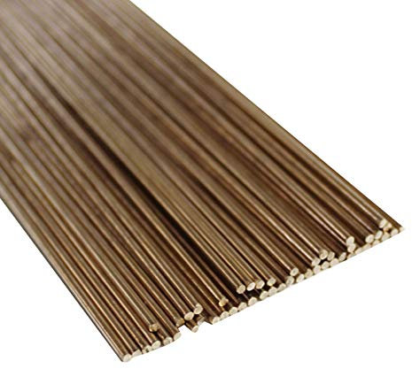 Bronze-Messing-Füllstab-Schweißdraht 1,2 mm 1,6 mm 2,0 mm 2,5 mm 3,0 mm DIY-Hardware-Herstellung (Color : BRASS-1.6MM X 500MM 10PCS)