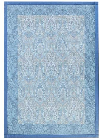 Bassetti Granfoulard - Manta Acolchada de algodón con Caja de Regalo, 135 x 190 cm Art. ISOLABELLA Azul C1