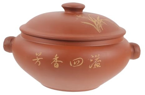 OKUMEYR Keramik Dampftopf Mit Deckel Eleganter Mehrlagiger Dampfgarer Vielseitiger Keramik Kochtopf Für Gemüse Fleisch Fisch Für Küche Restaurant Und Familiengebrauch