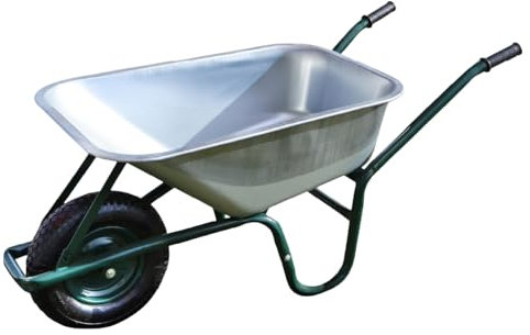 Linxor - Carriola multiuso - 75 L - 160 Kg - Acciaio zincato