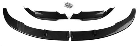 Auto Frontspoiler Für B&MW 5 Series F10 M5 Only 2012–2016 Frontstoßstangenspoiler Lippenblatt Auto-Unterseite Splitter Eckabdeckung Kit Auto-Frontspoiler(Carbon Fiber Look)