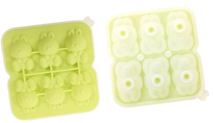 KieTeiiK Libérez Facilement Les Moules À Glace Fabricant De Silicone Flexible Plateau en Forme Jolis Lapins pour Congélateurs Soupe Jus Vin Plateaux À Glace pour Congélateurs Libérez