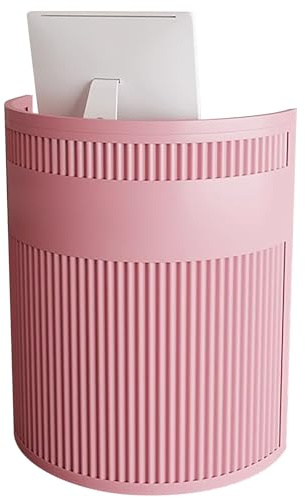 ZAFDZSW Empfangstheke Modern mit Tresen, Gebogener Tragbarer Kassentisch für Salon, Geschäft oder Bar(Pink,31.4in/80cm)