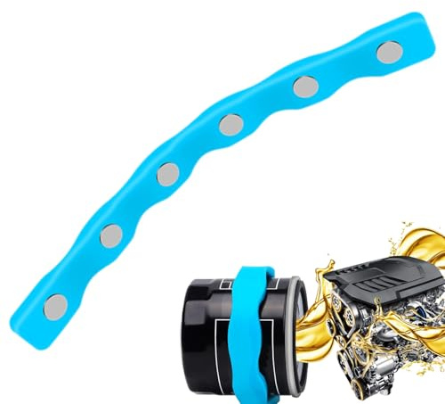 Filtre à huile magnétique pour véhicule automobile, filtre à huile moteur de voiture, adsorbe les particules de fer, magnétiseur amovible pour moto et tondeuse à gazon
