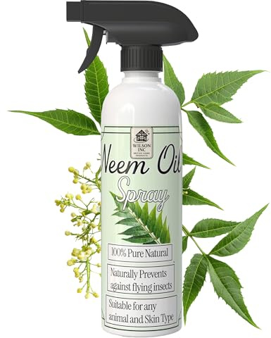 Pure Organic Neem Oil Spray – Gentle Natural Protection for Plants, Horses & Pets | Fly Repellent, Fungal Guard & Coat Conditioner (250ml)