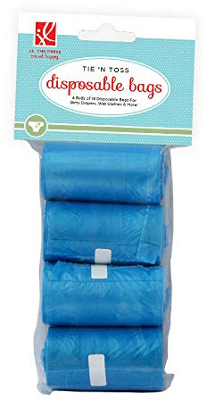 JLChildress JLC-1121 Refill Pack for Nappy Bag Dispenser 4 Rolls