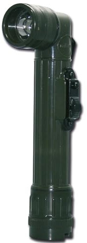 Mil-Tec US LED Lampe Torche coudée SM Olive 16 cm