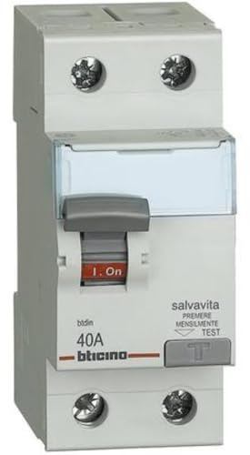 BTicino G723A40 Interruttore Differenziale Salvavita 2P Tipo A In= 40A