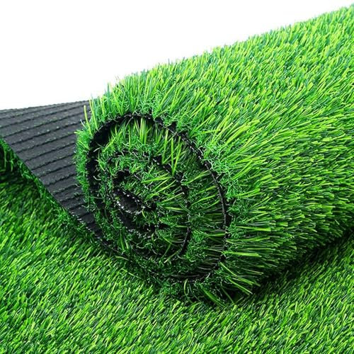 Kunstrasen Outdoor Rasenteppich Meterware Grasteppich Rollrasen 100 x 1000 cm Kunststoffrasen Garten Rasen Teppichboden Balkon Kunst Rasen