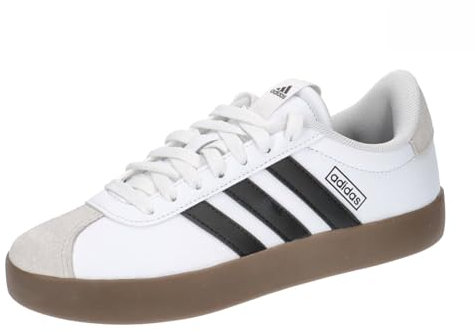 adidas Women's VL Court 3.0 Shoes, Cloud White/core Black/Grey one, 4.5 UK